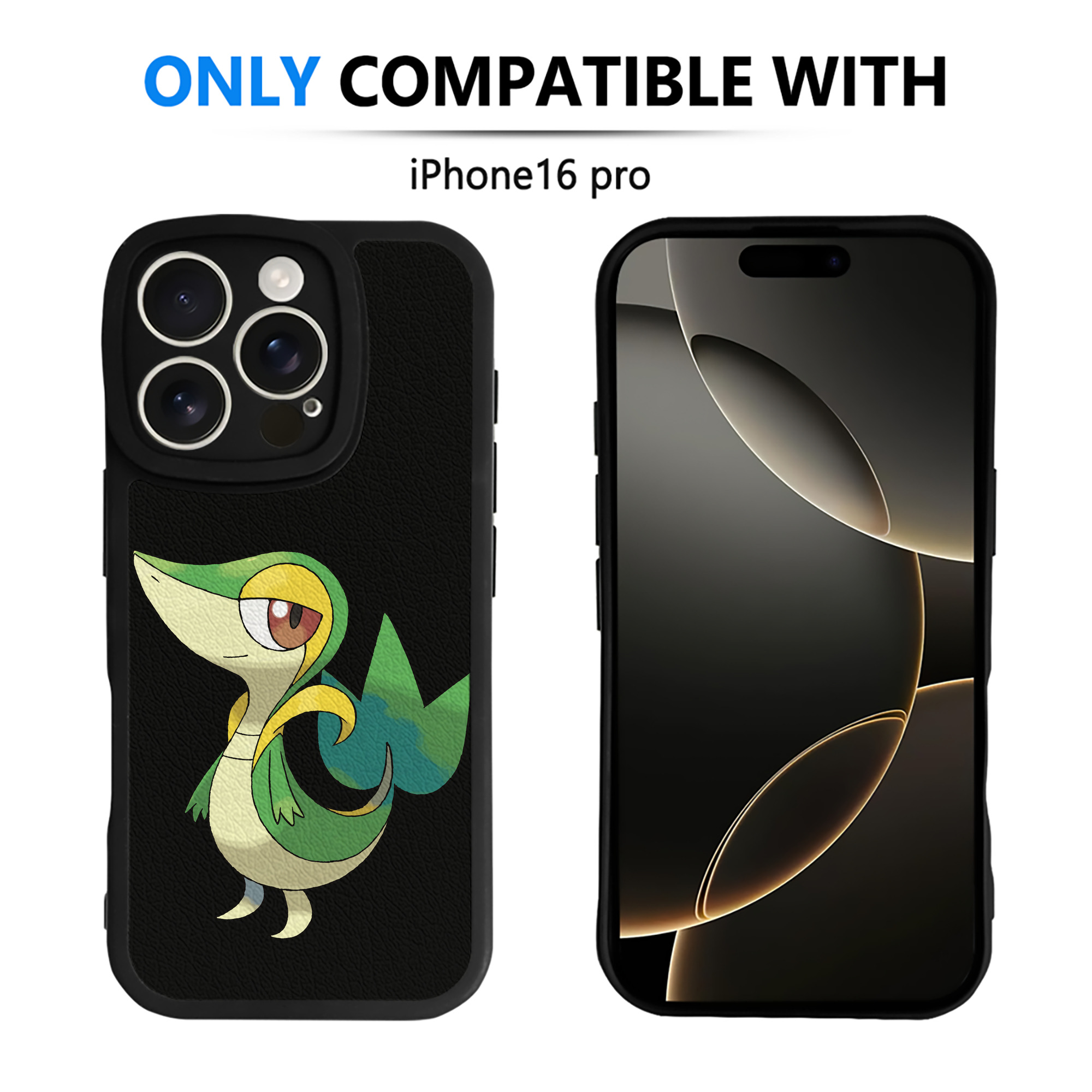 （画像用） ポケットモンスター Pokémon 【iPhone 16シリーズ対応】シリコンスマホケース（レザー調） 材質：シリコン